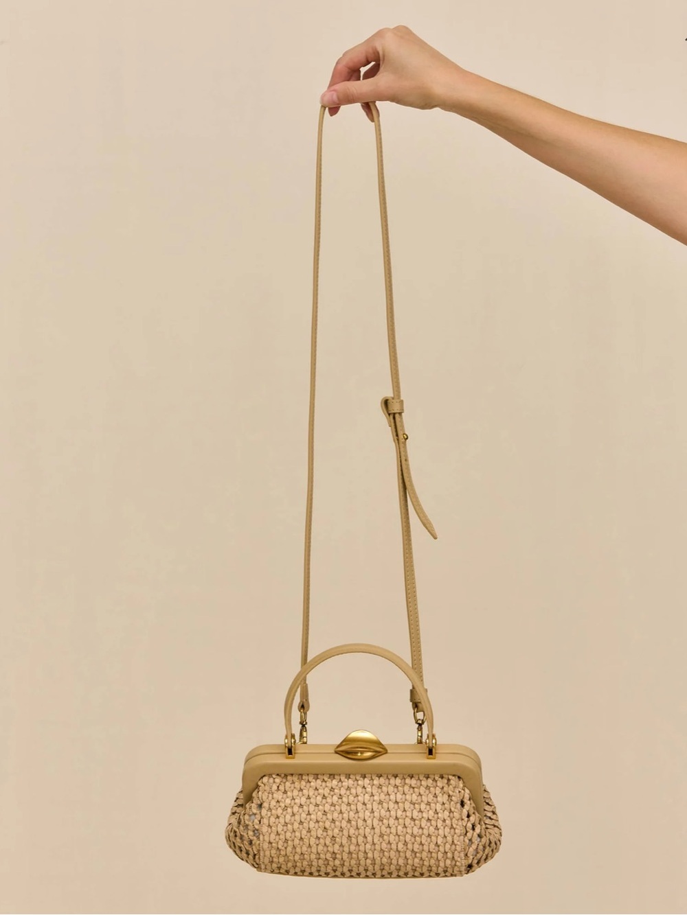 Cult Gaia Zuma Mini Crossbody Sand NWT - Picture 3 of 6